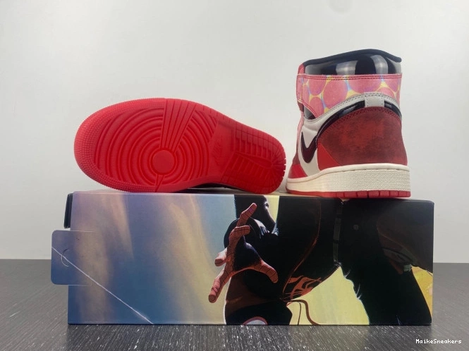 MaikeSneakers Jordan Spider-Man DV1748-601 OG High Spider-Verse 1 the Across 0713
